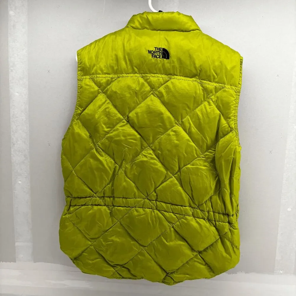 The North Face Lime Green Quilted Vest - Picture 3 of 6